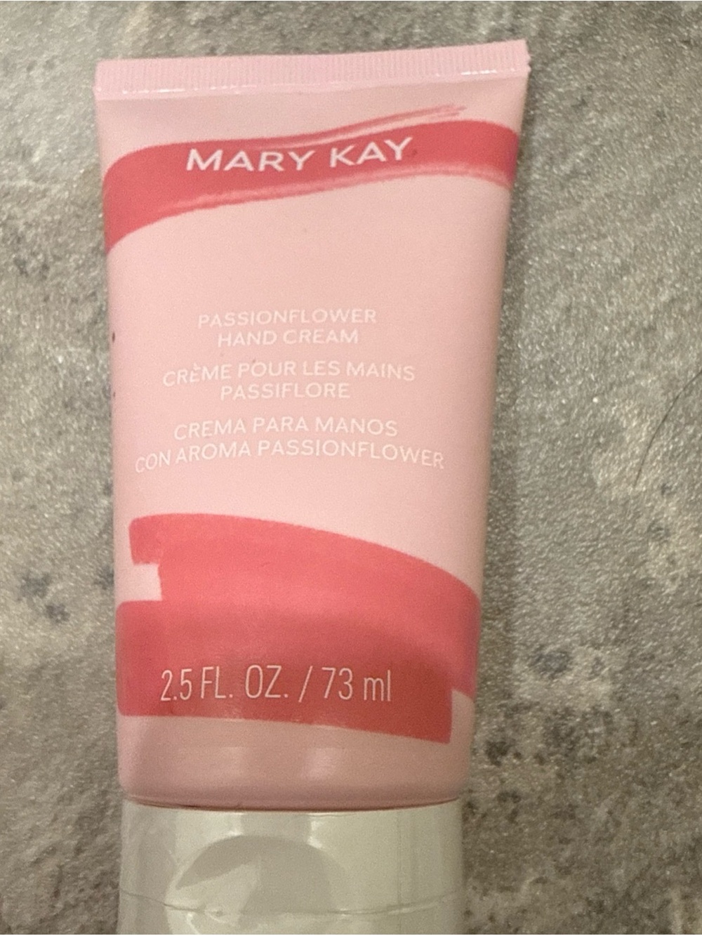 Mary Kay Passionflower Hand Cream - Light Pink Tube new sealed 2.5 fl oz
